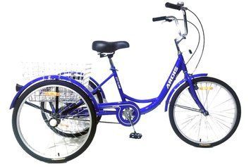 Велосипед ARDIS MERIDIAN 3х колісний синій 24 ARDIS MERIDIAN 3х колісний /синій/ 24 фото